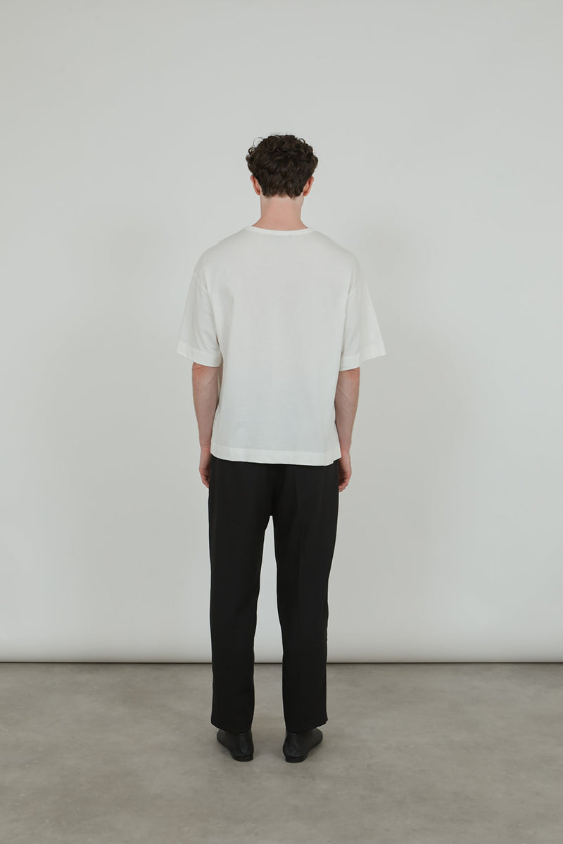 Lou T-shirt | Off white - Cotton jersey