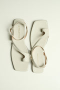 Lucy sandals | Cream - Leather