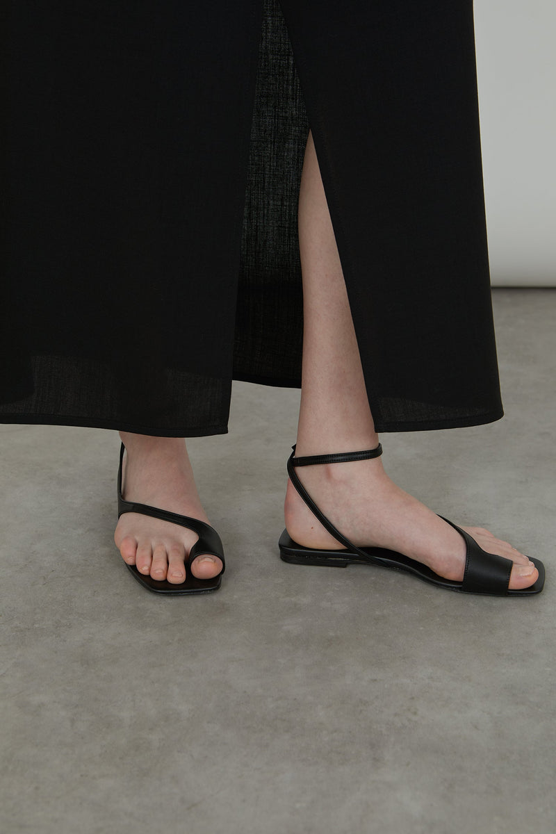 Lucy sandals | Black - Leather