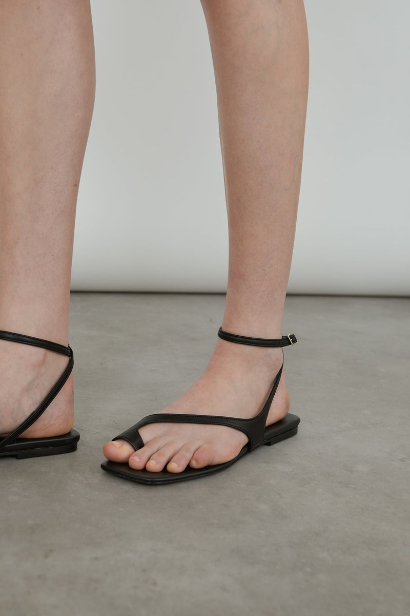 Lucy sandals | Black - Leather