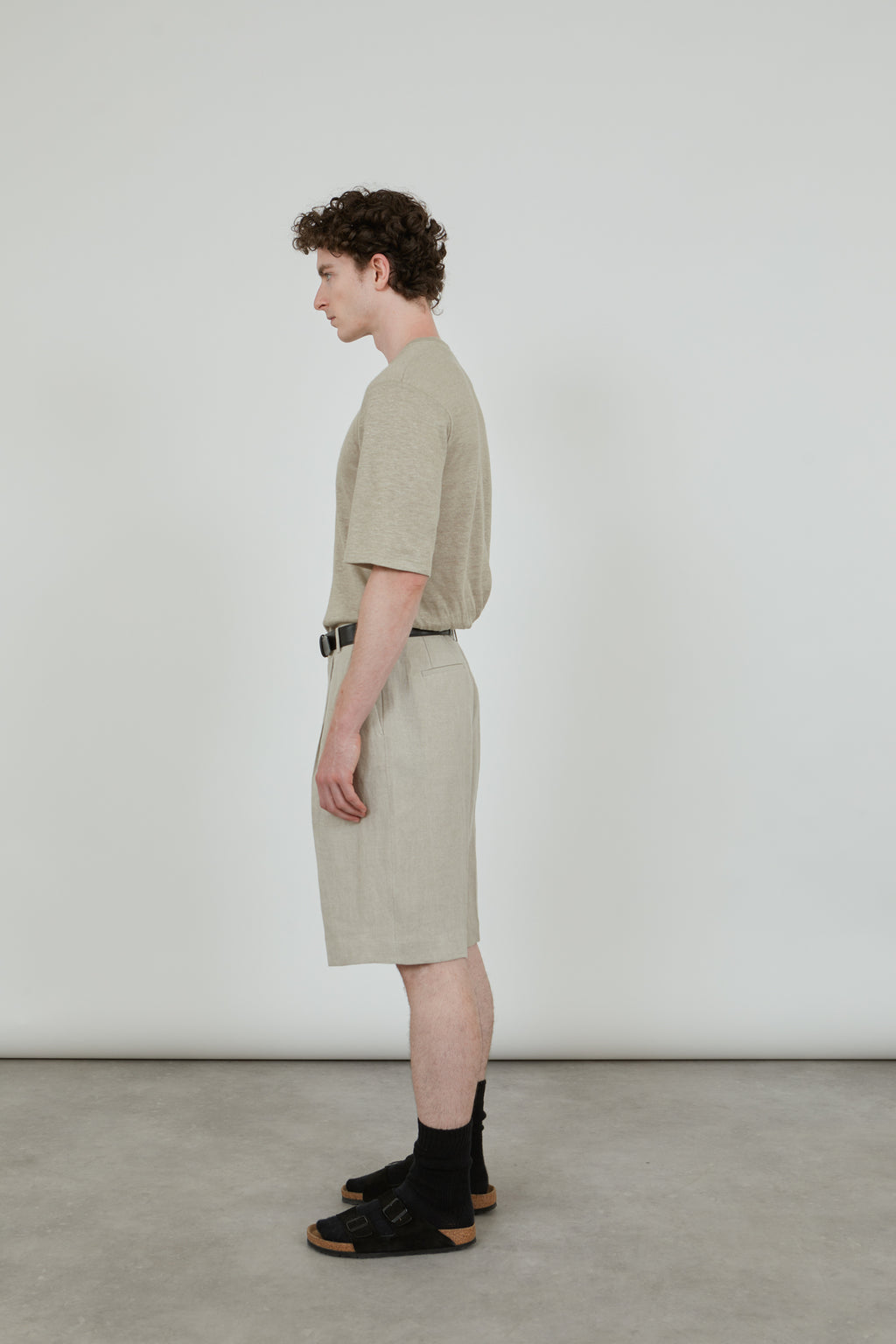 Maiko shorts | Beige - Linen