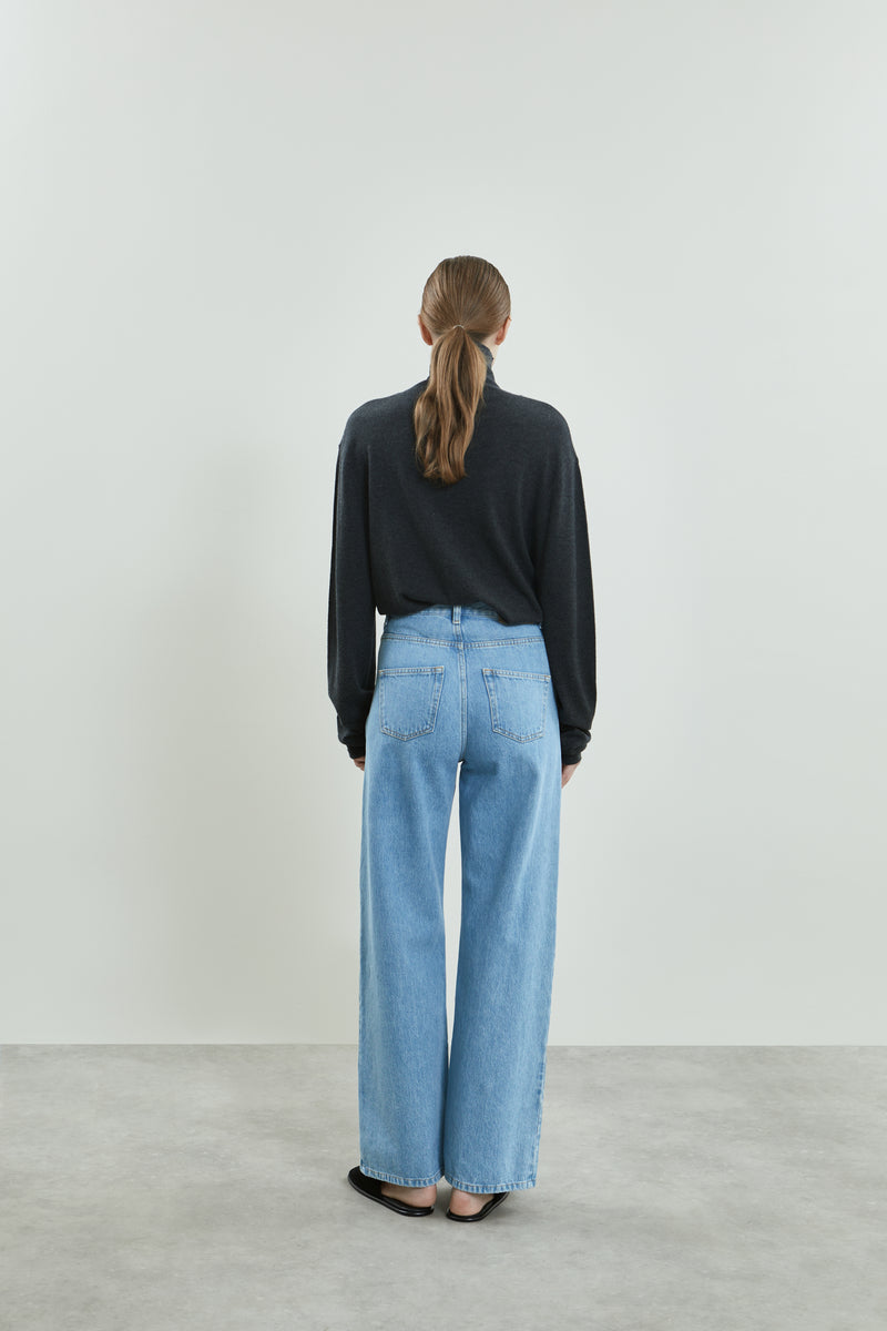 Maria denim | Blue - Cotton denim