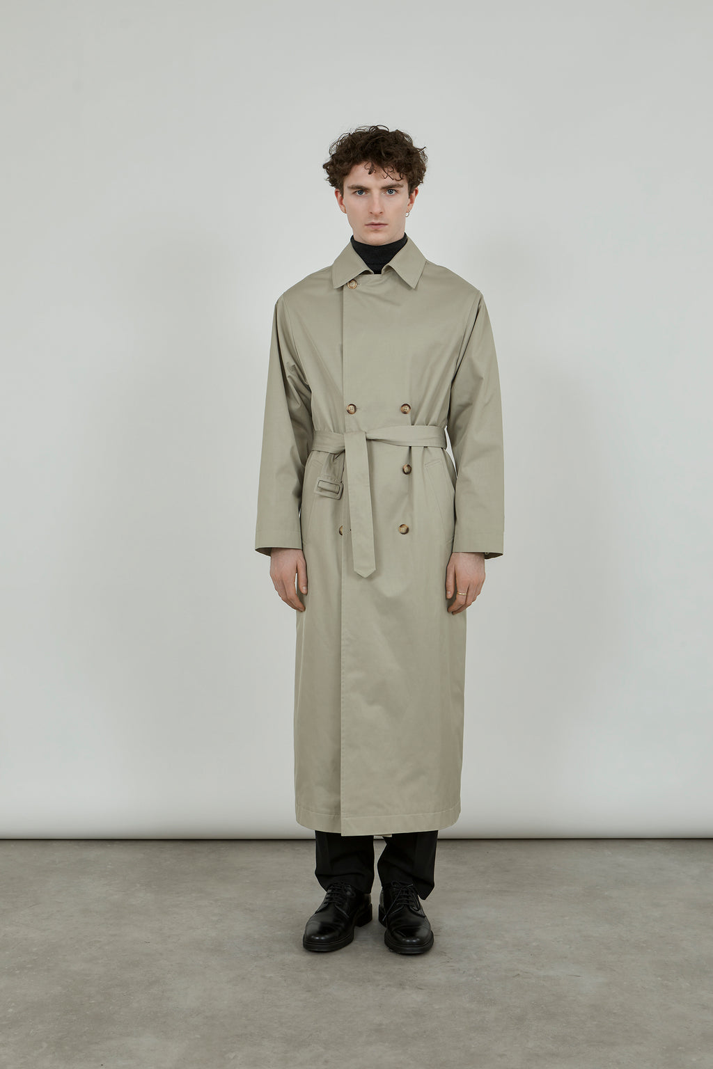 Marike raincoat | Beige - Water repellent organic cotton