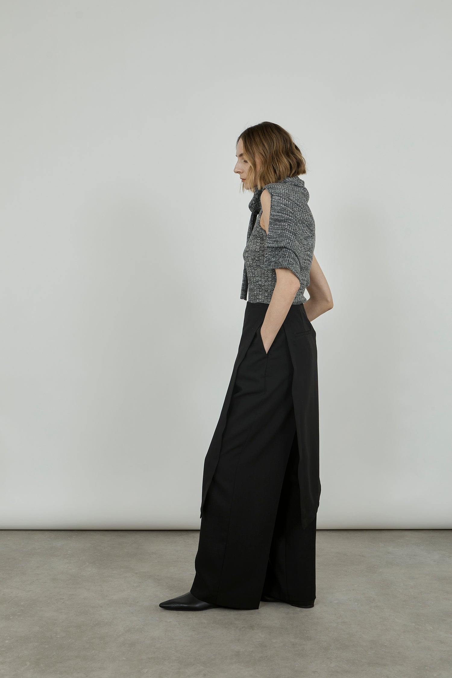 Mathilde trousers | Black - Virgin wool