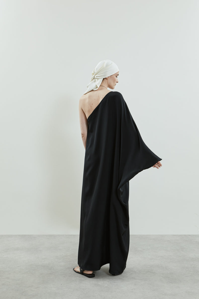 Maui dress | Black - Crepe silk