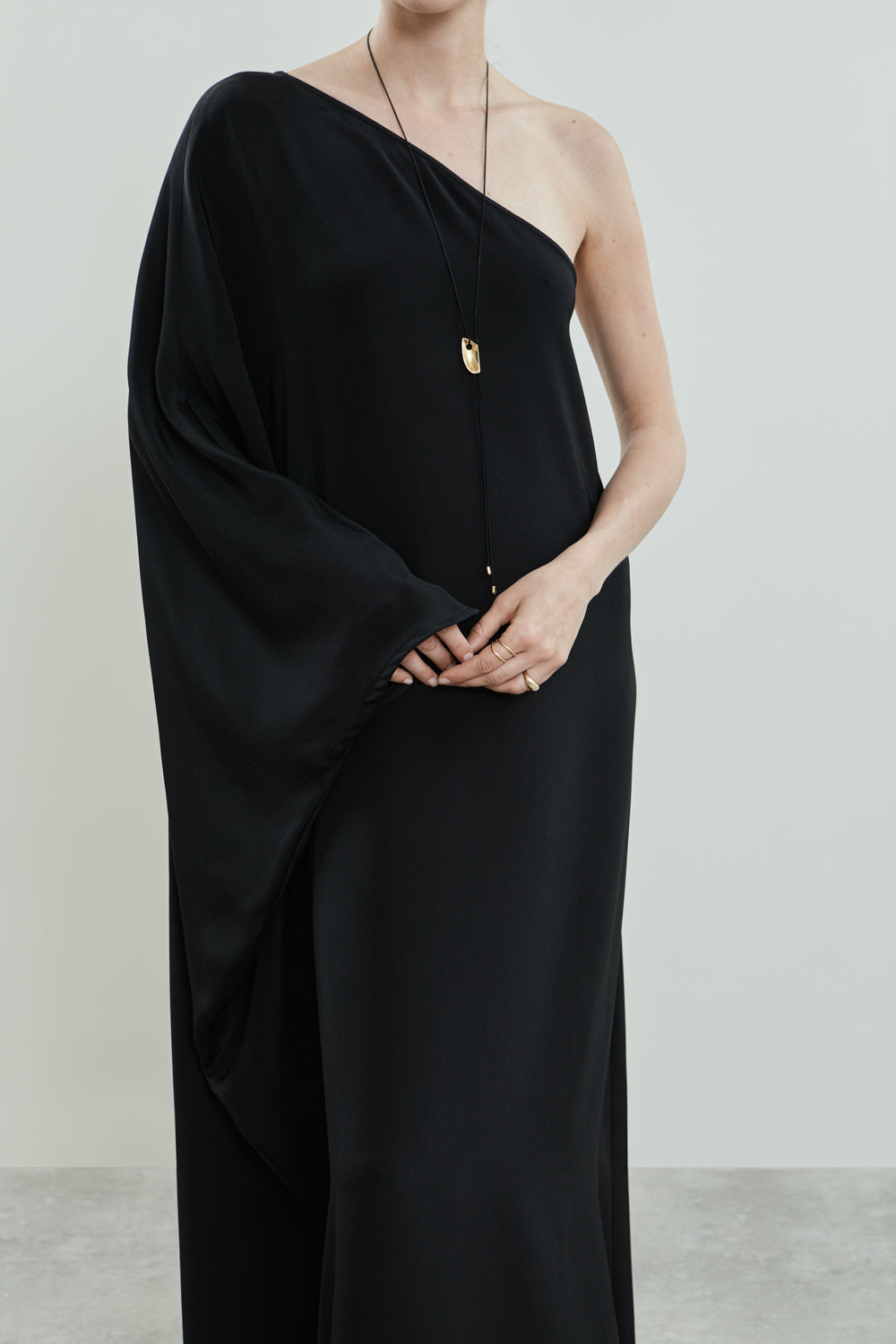 Maui dress | Black - Crepe silk