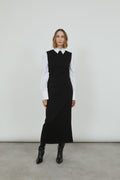 Moriah dress | Black - Virgin wool