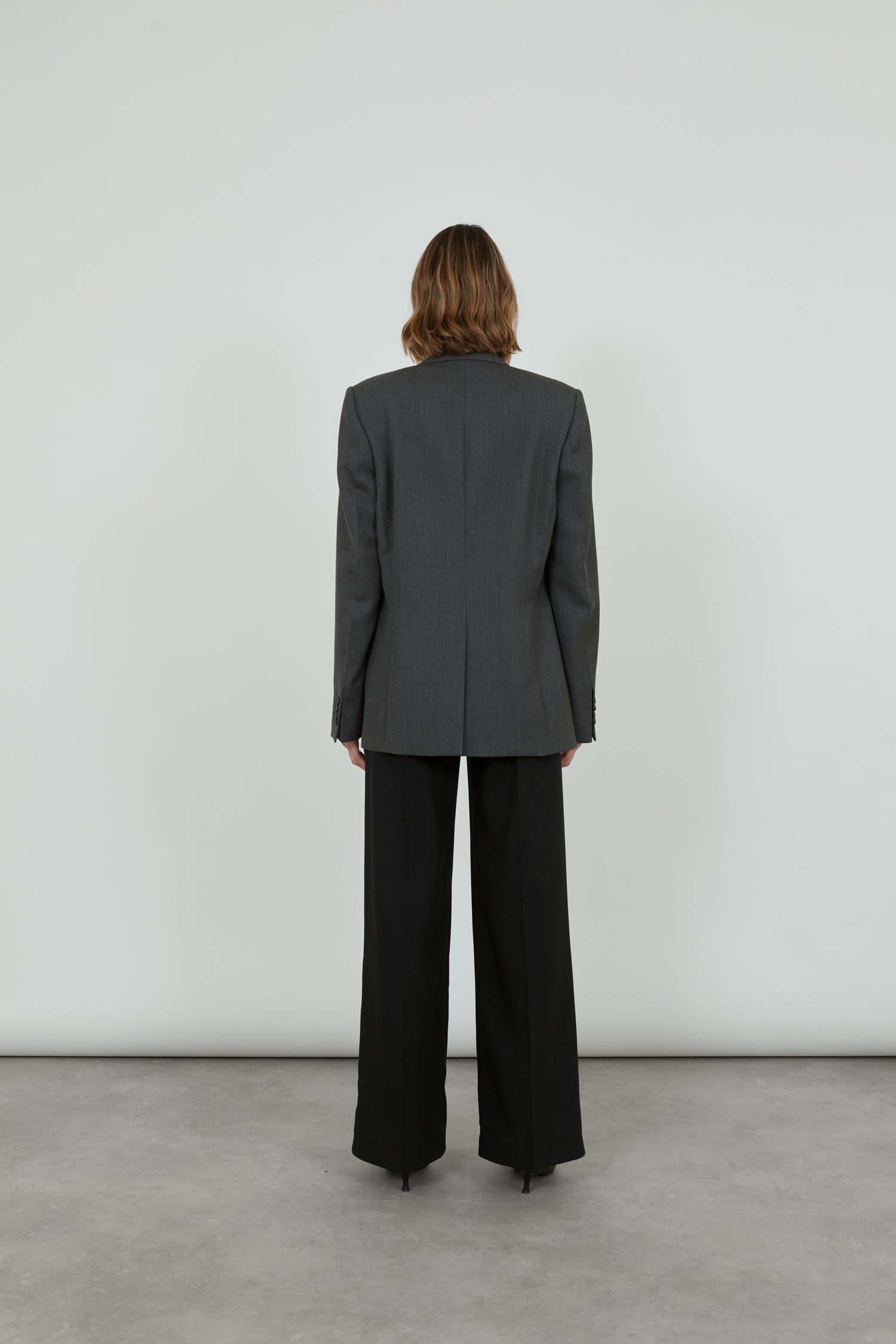 Morris blazer | Dark grey - Virgin wool