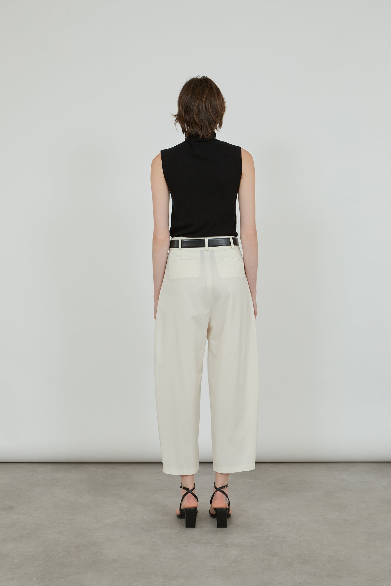 Nagi trousers | Off white - Virgin wool