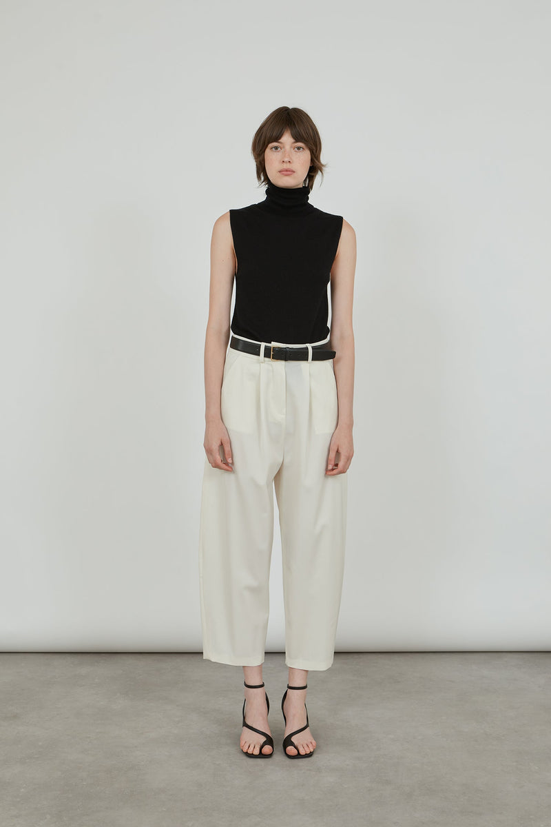 Nagi trousers | Off white - Virgin wool