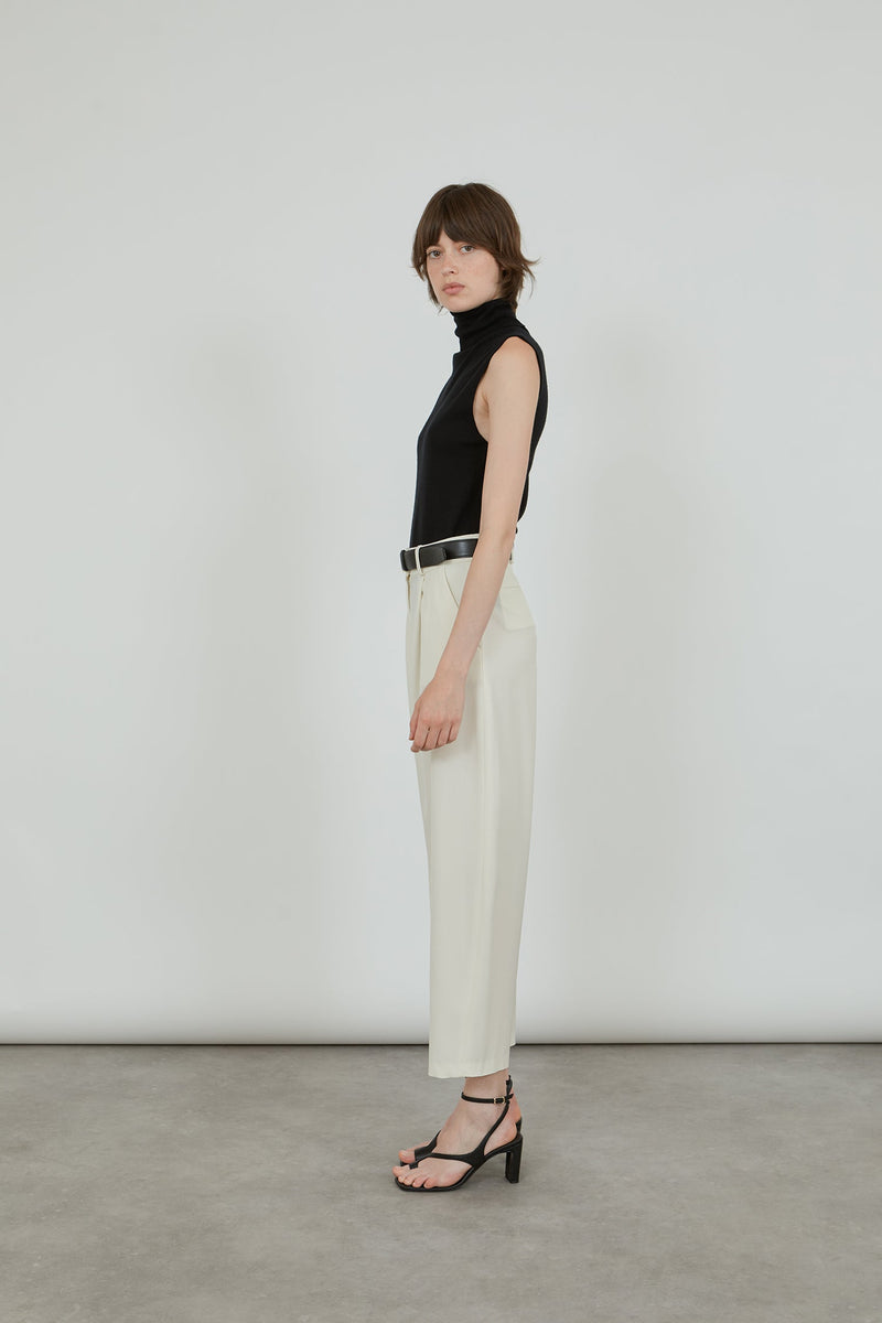 Nagi trousers | Off white - Virgin wool