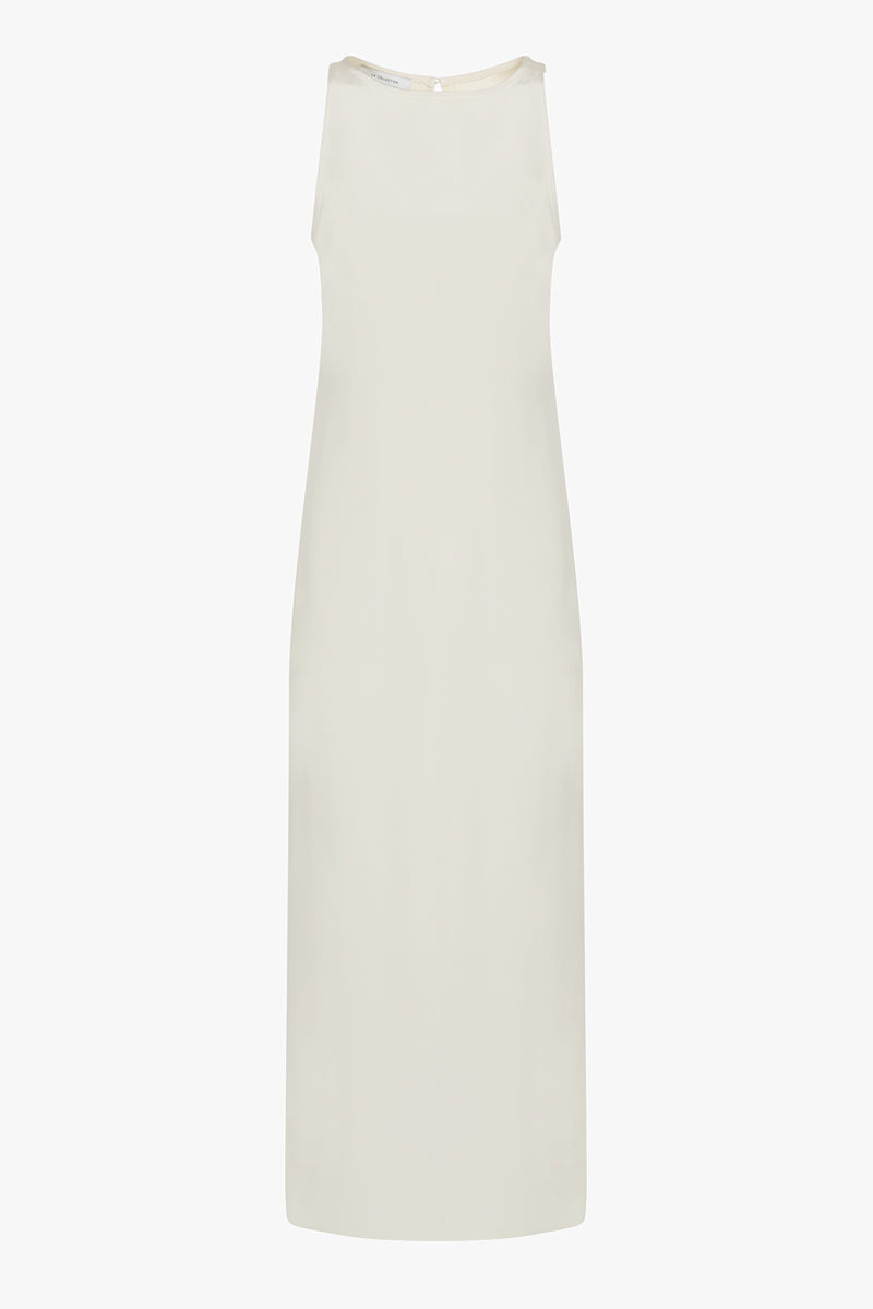 Naomi dress | Off white - Crepe silk