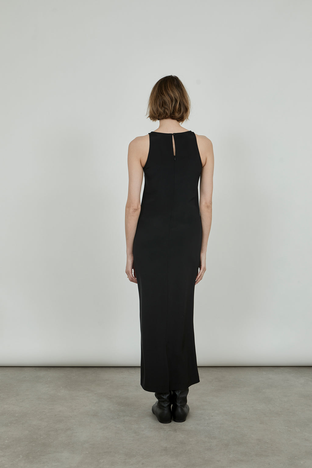 Naomi dress | Black - Crepe silk