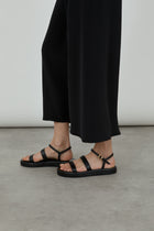 Norma Sandals | Black - Leather