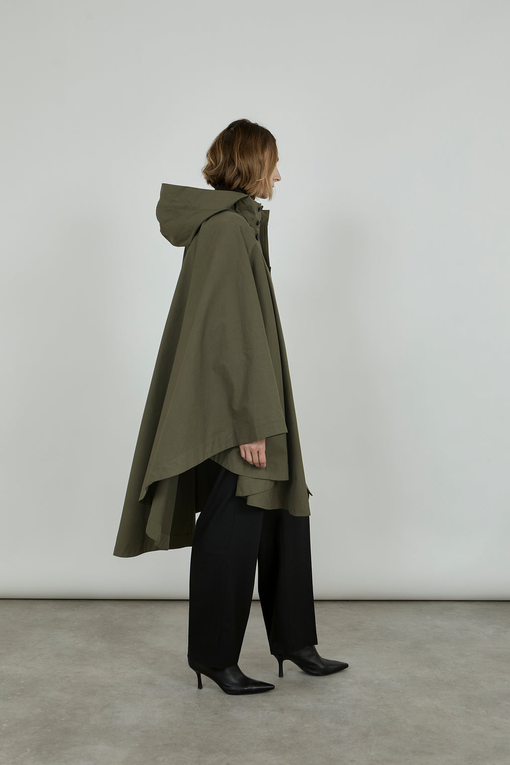 Odin poncho | Forest - Water repellent organic cotton