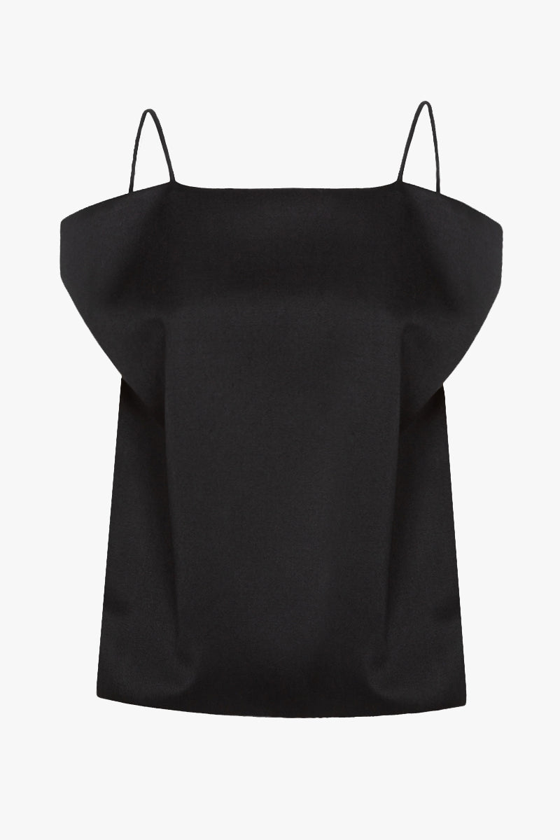 Panarea top | Black - Virgin wool