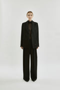 Philippa blazer | Black - Wool silk blend