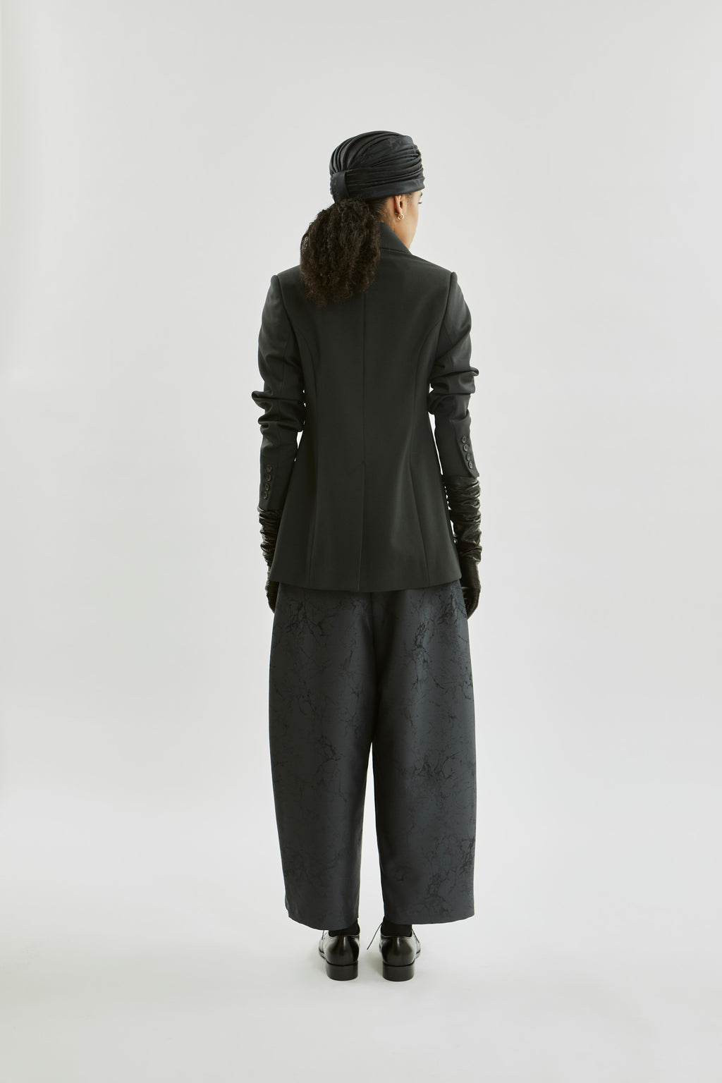 Philippa blazer | Dark grey - Virgin wool