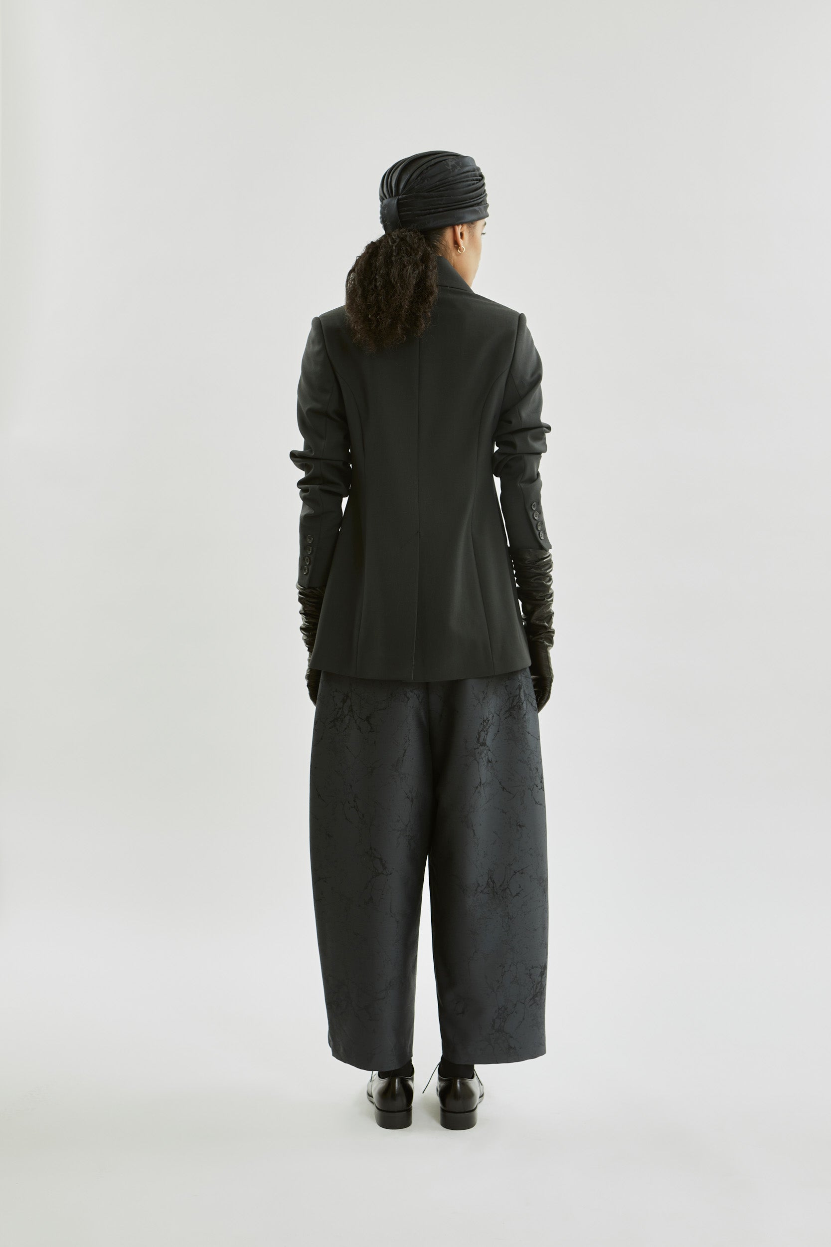 Philippa blazer | Dark grey - Virgin wool