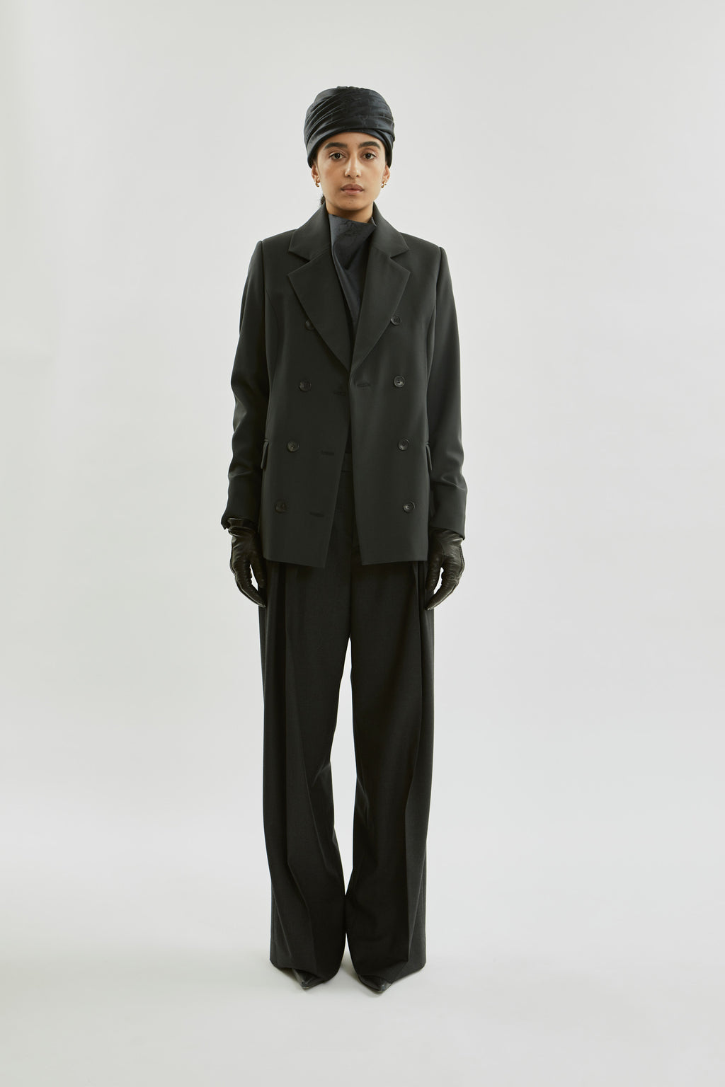 Philippa blazer | Dark grey - Virgin wool