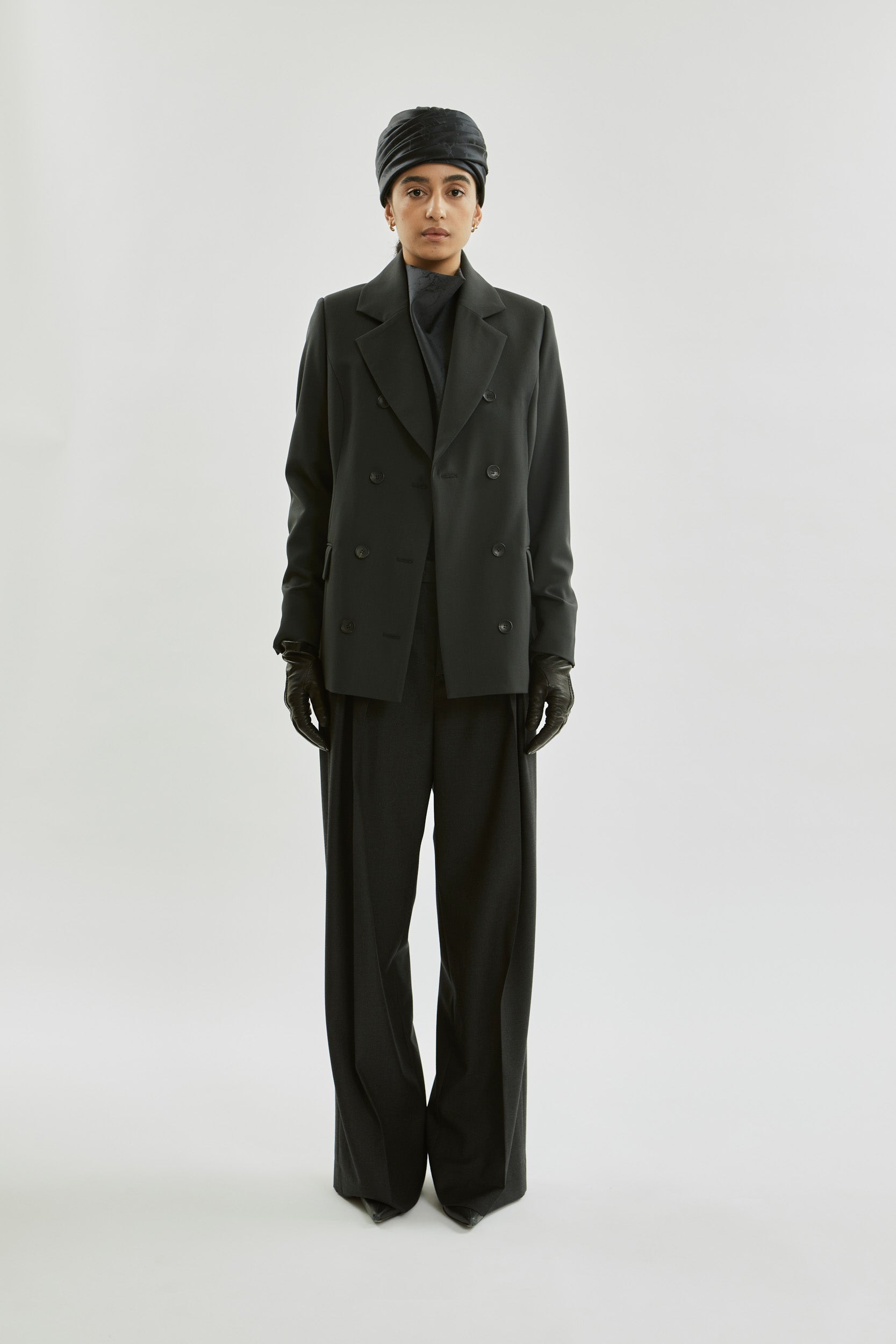 Philippa blazer | Dark grey - Virgin wool