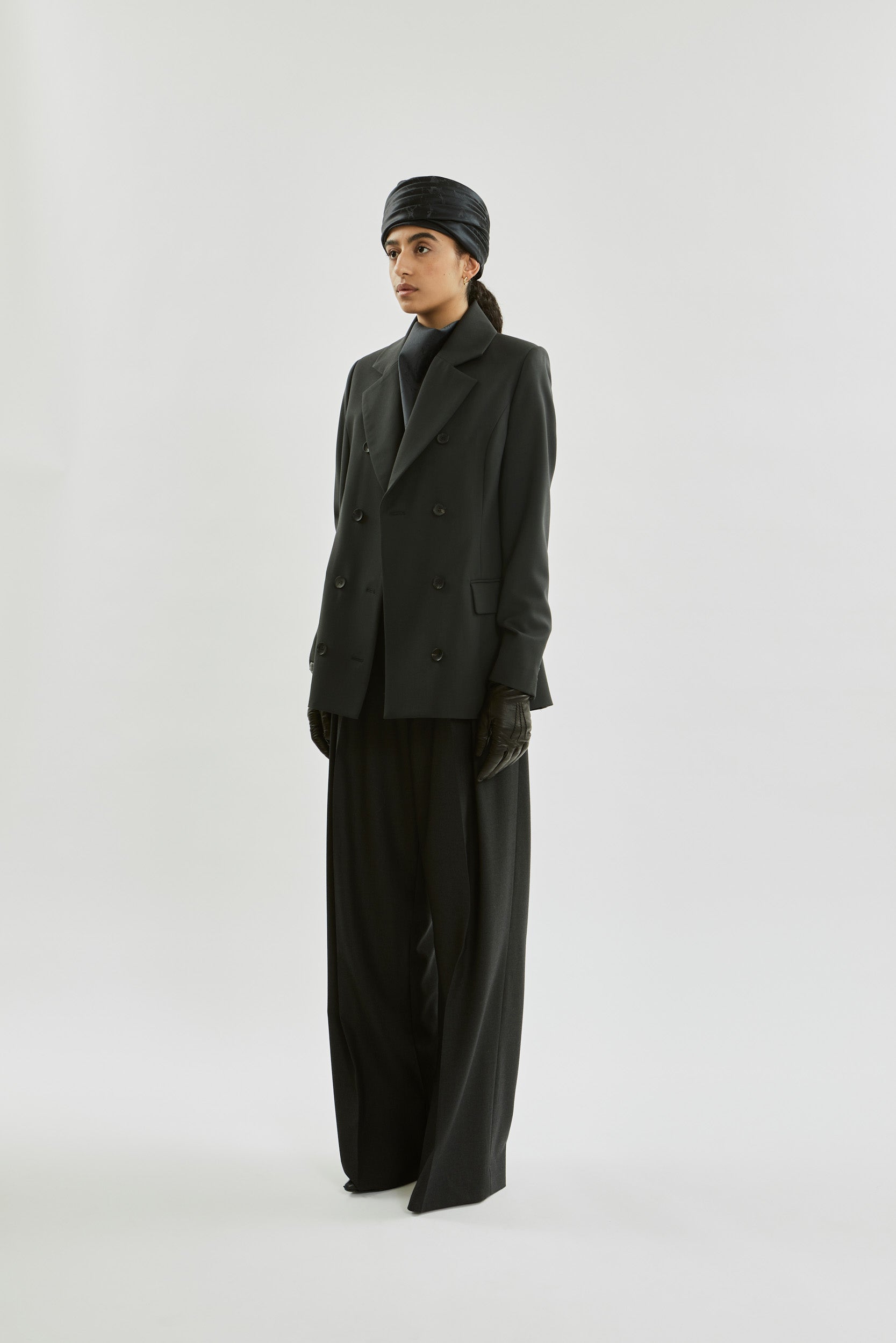 Ira trousers | Dark grey - Virgin wool