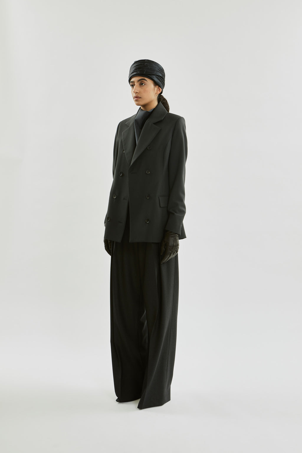 Philippa blazer | Dark grey - Virgin wool