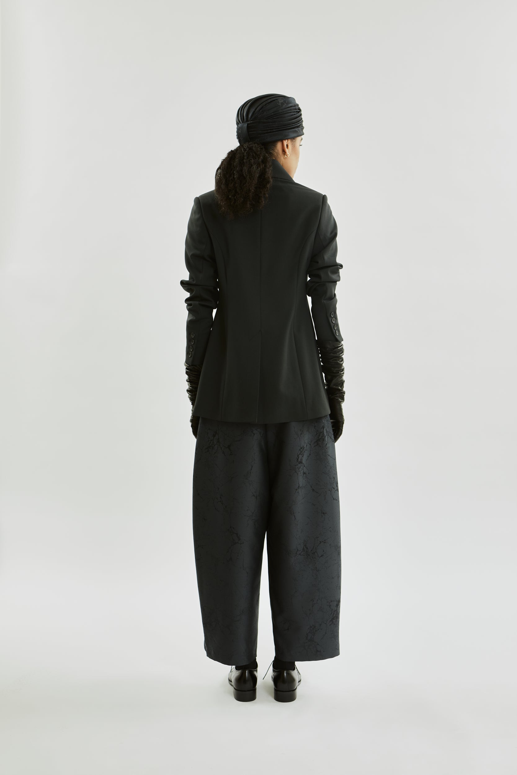 Philippa blazer | Dark grey - Virgin wool