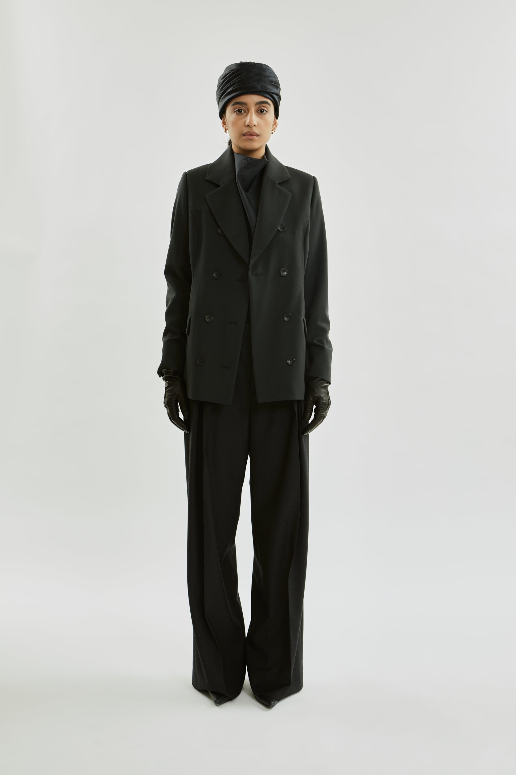 Philippa blazer | Dark grey - Virgin wool