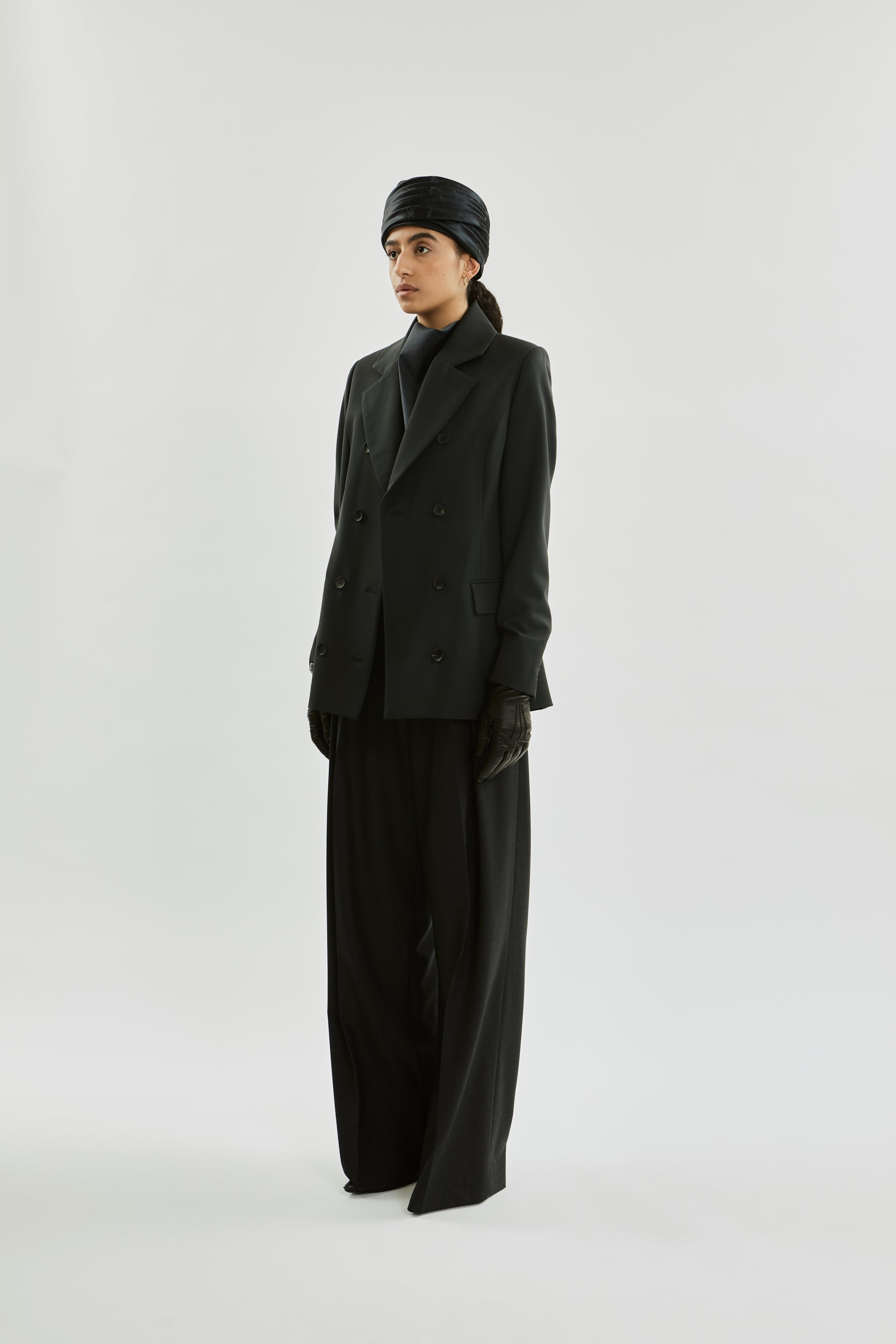Ira trousers | Dark grey - Virgin wool