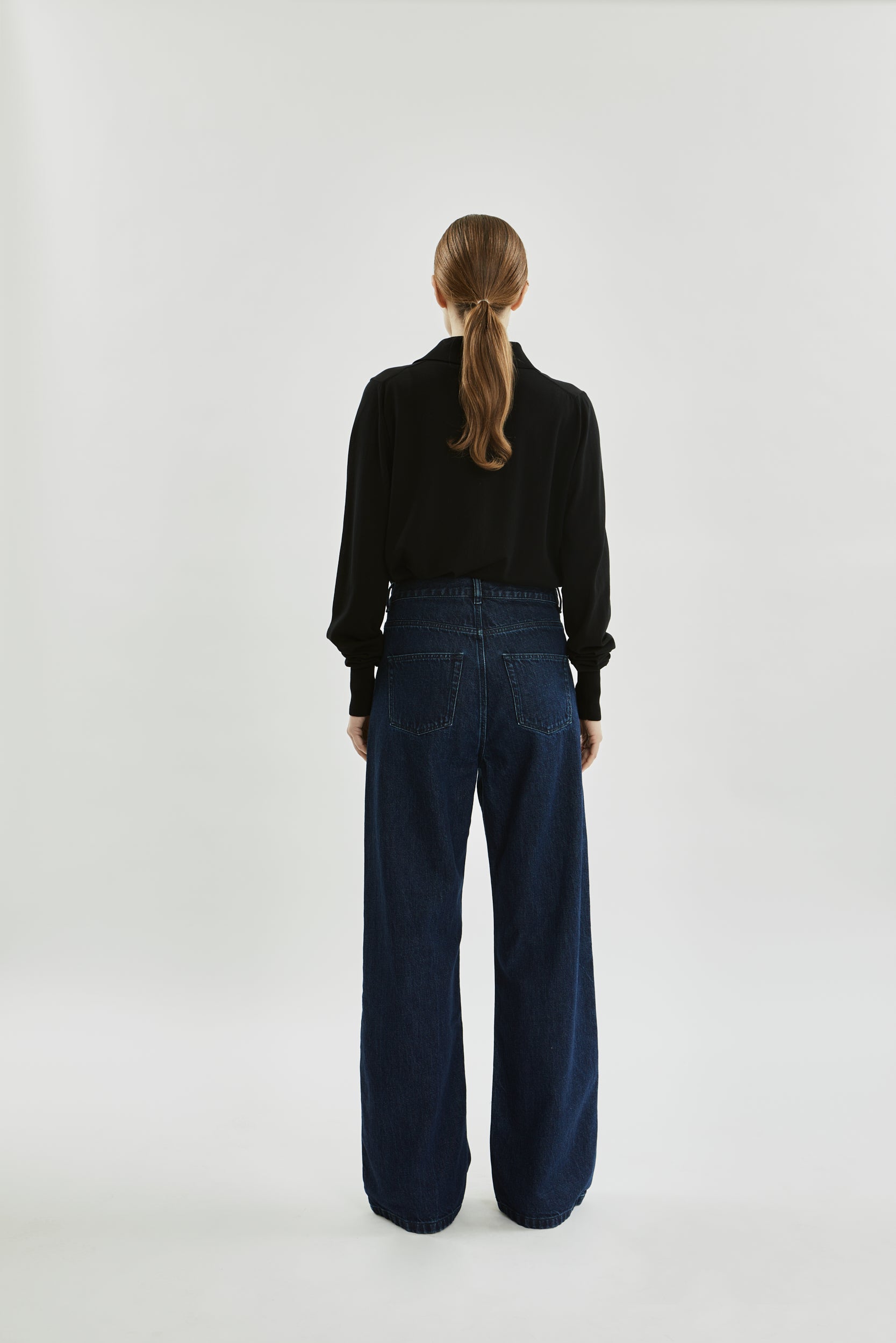 Maria denim | Dark blue - Cotton denim