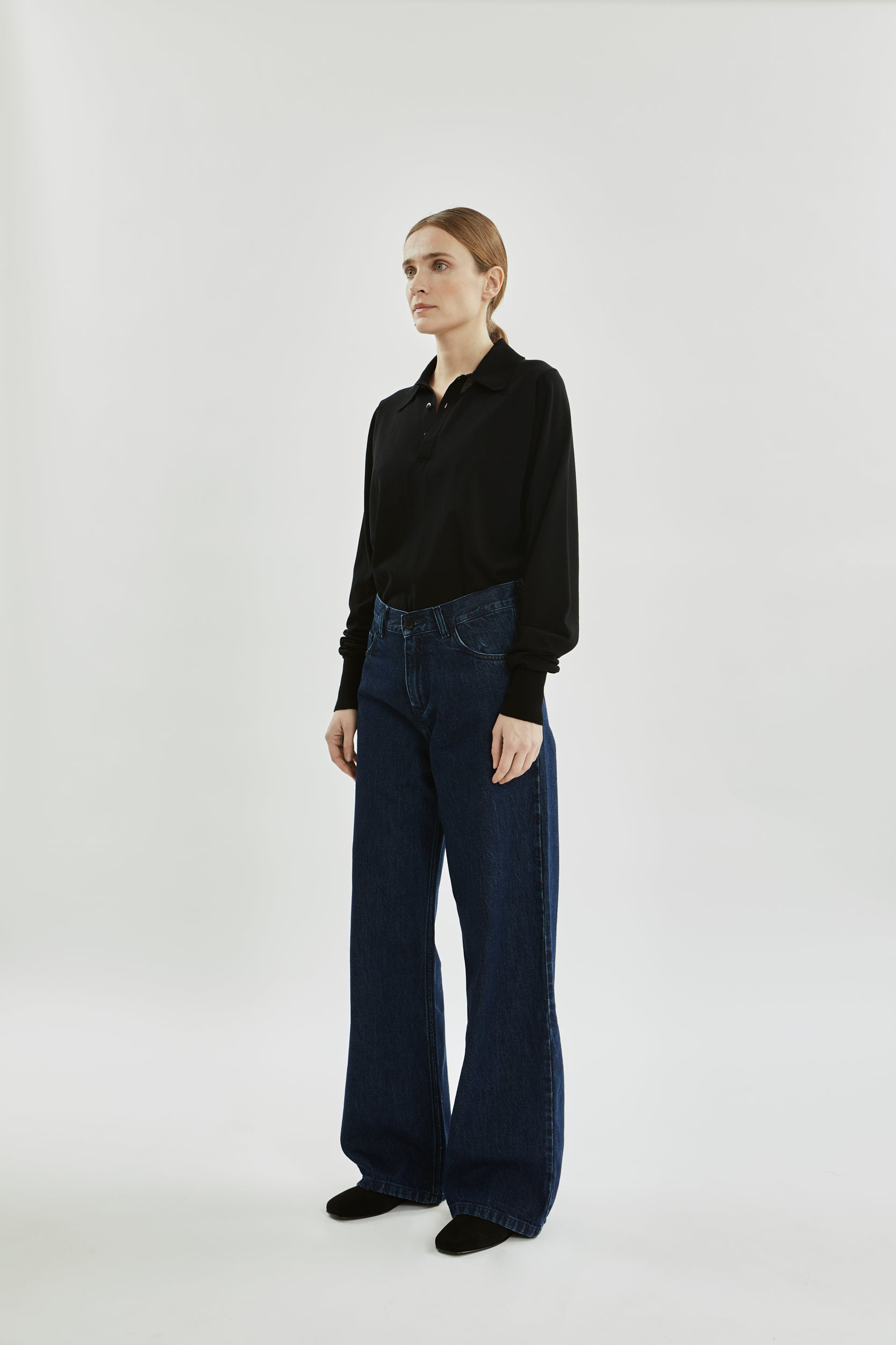 Maria denim | Dark blue - Cotton denim