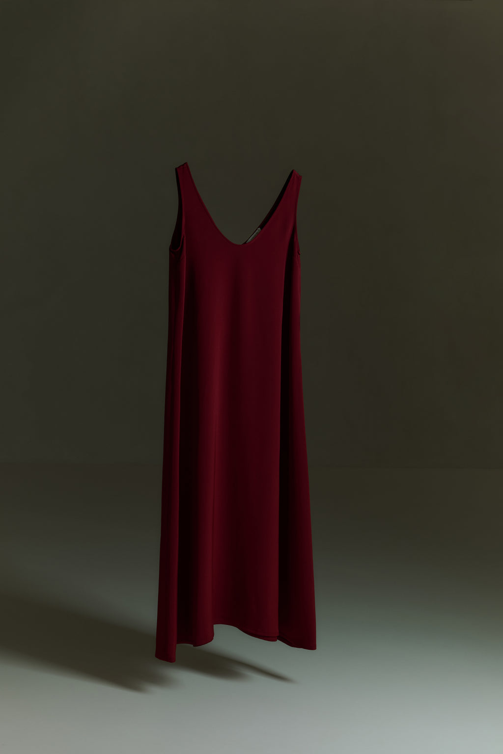 Quinn dress | Red - Crepe silk