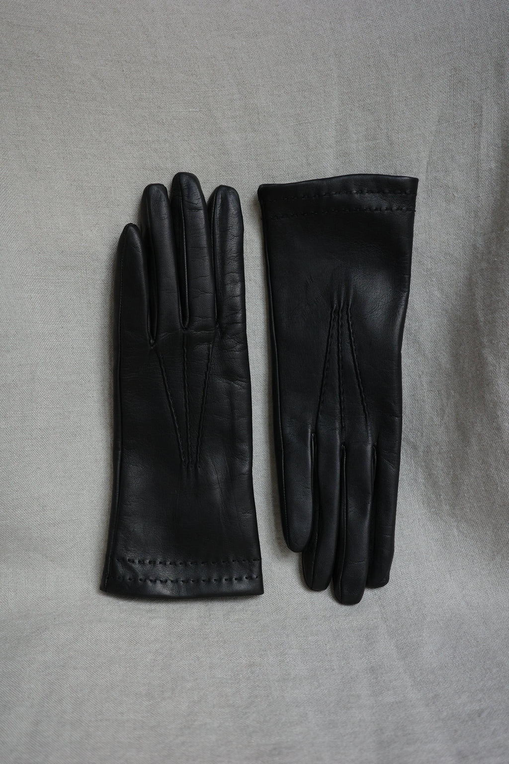 Nan gloves | Black - Leather