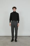 Ronin trousers | Dark grey - Virgin wool