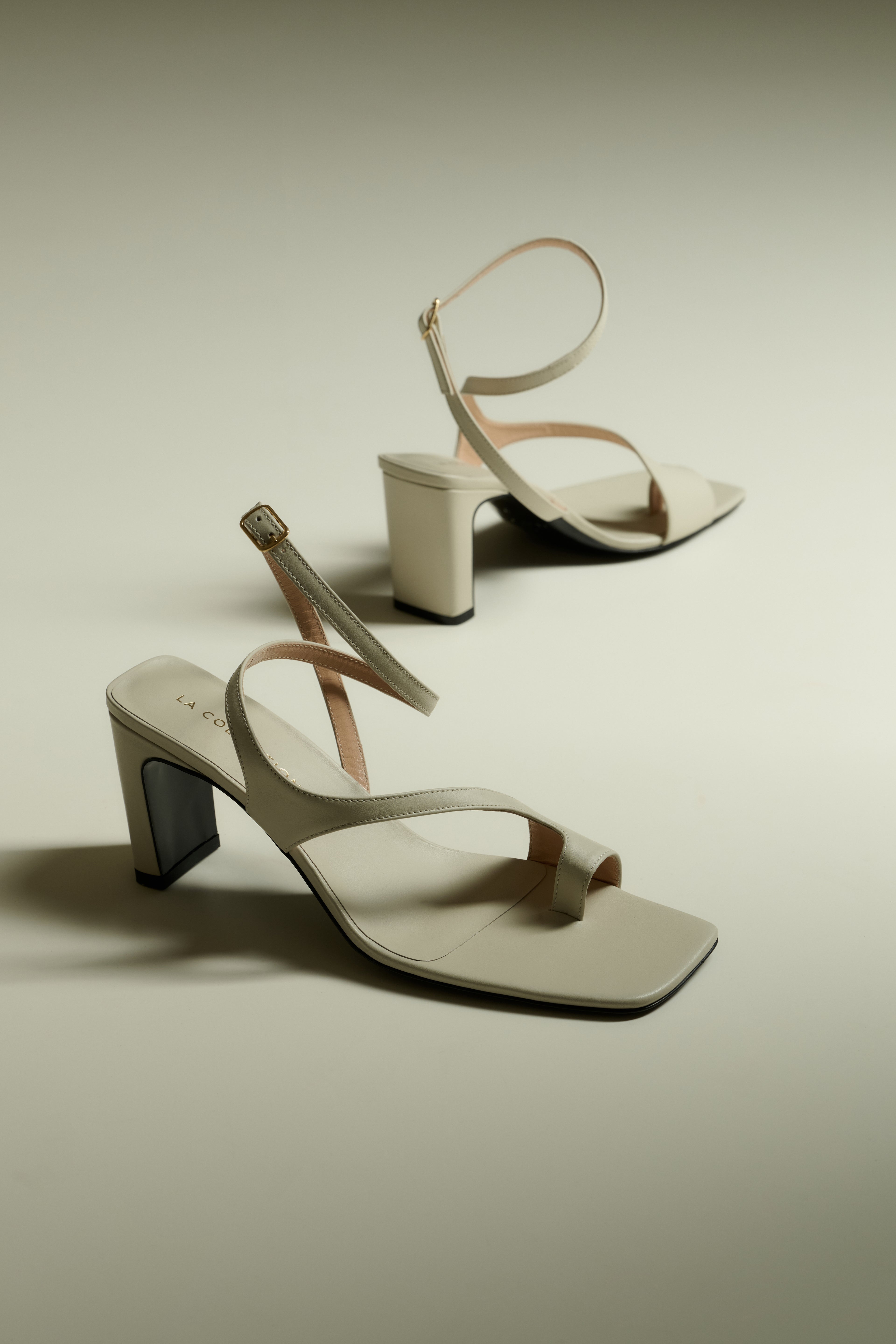 Rosie sandals | Cream - Leather
