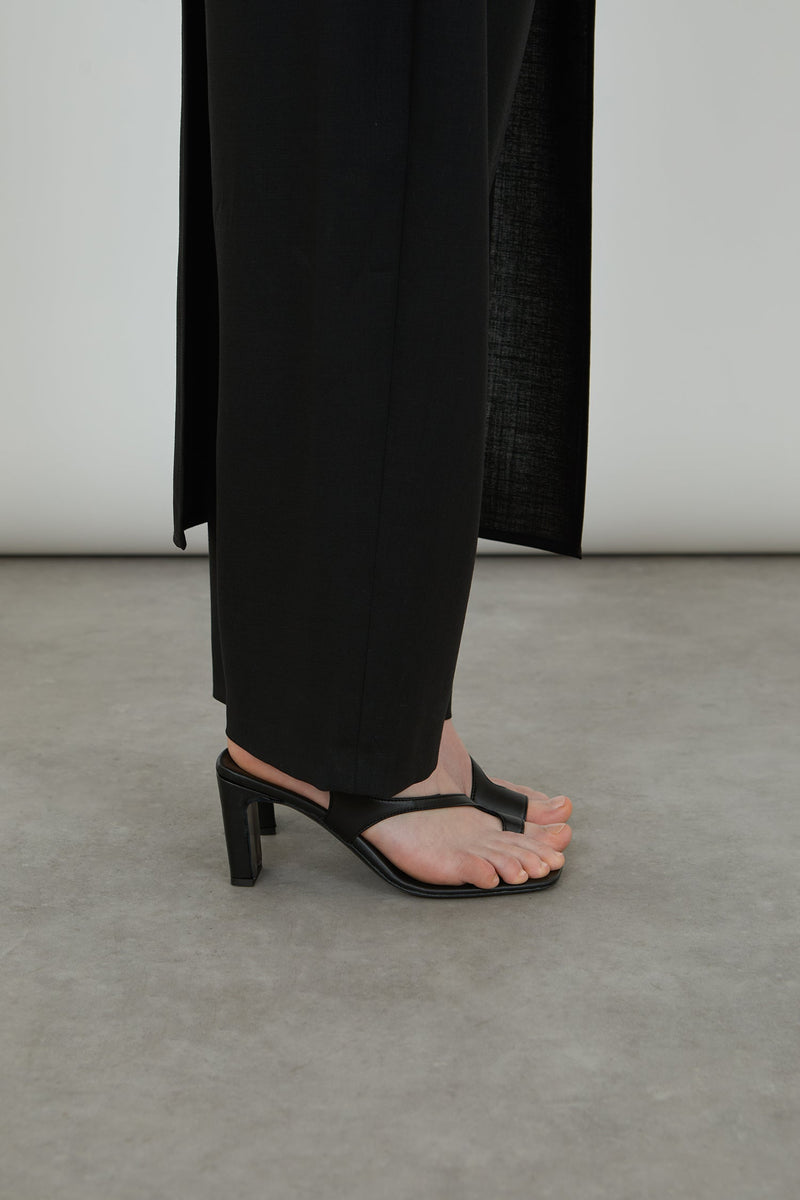 Rosie sandals | Black - Leather