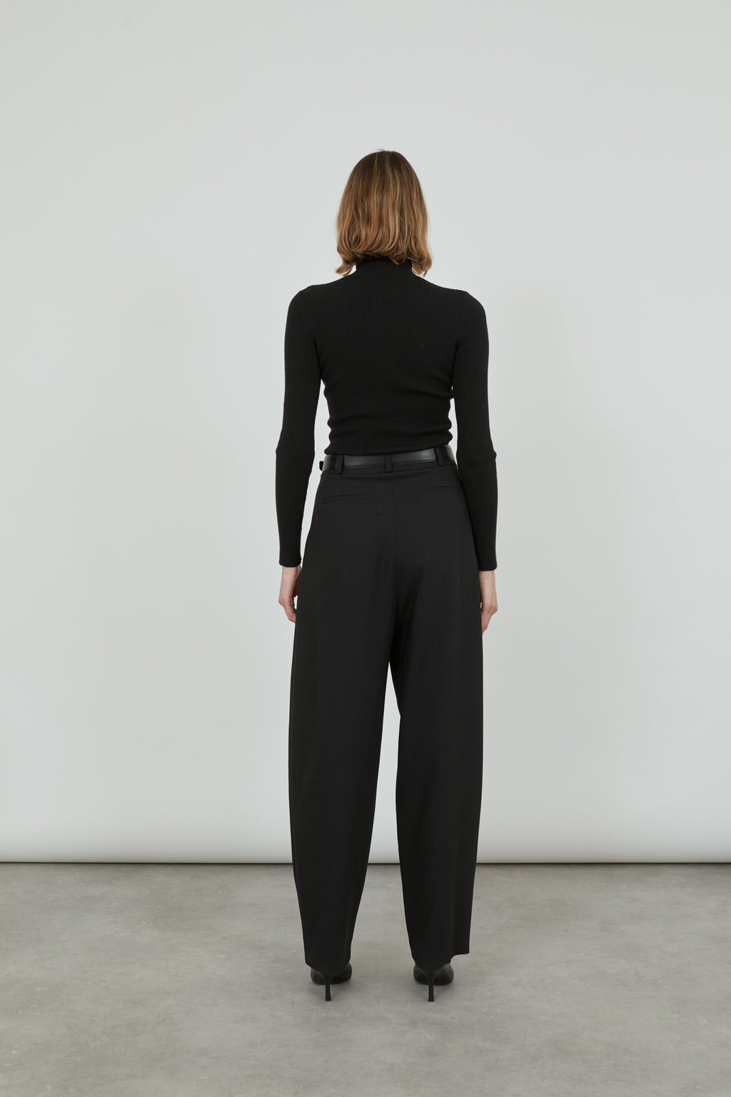 Sada trousers | Black - Virgin wool
