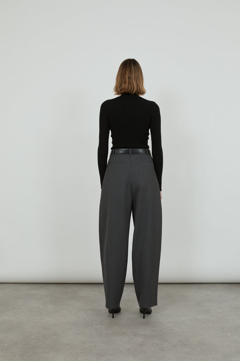 Sada trousers | Dark Grey - Virgin wool