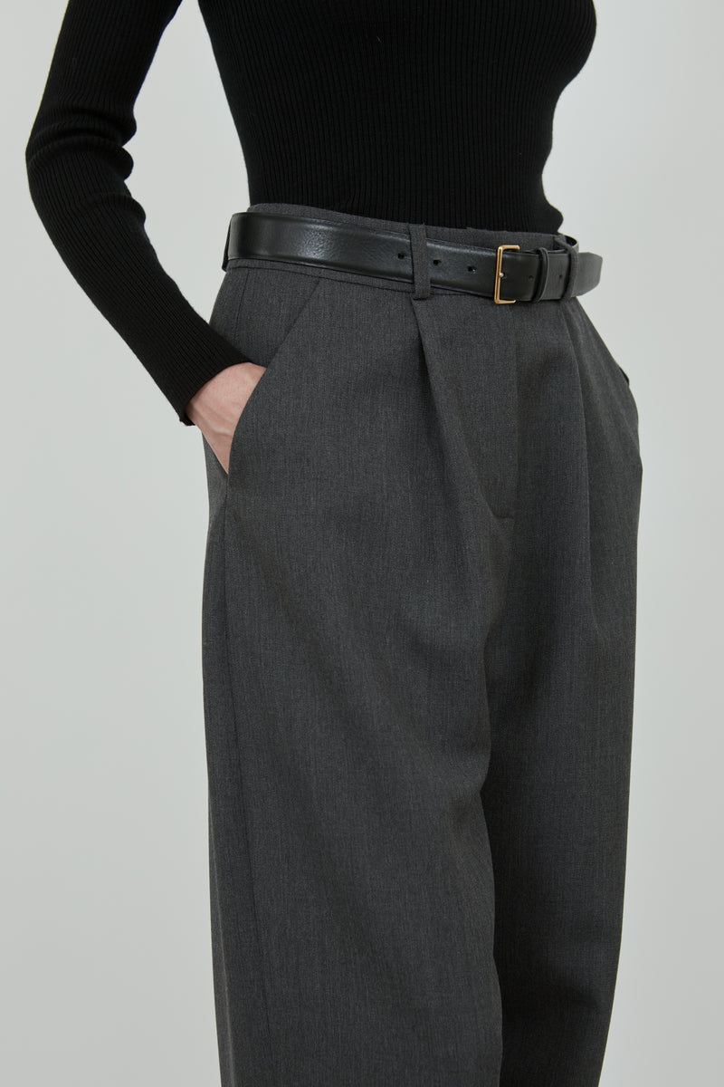 Sada trousers | Dark Grey - Virgin wool