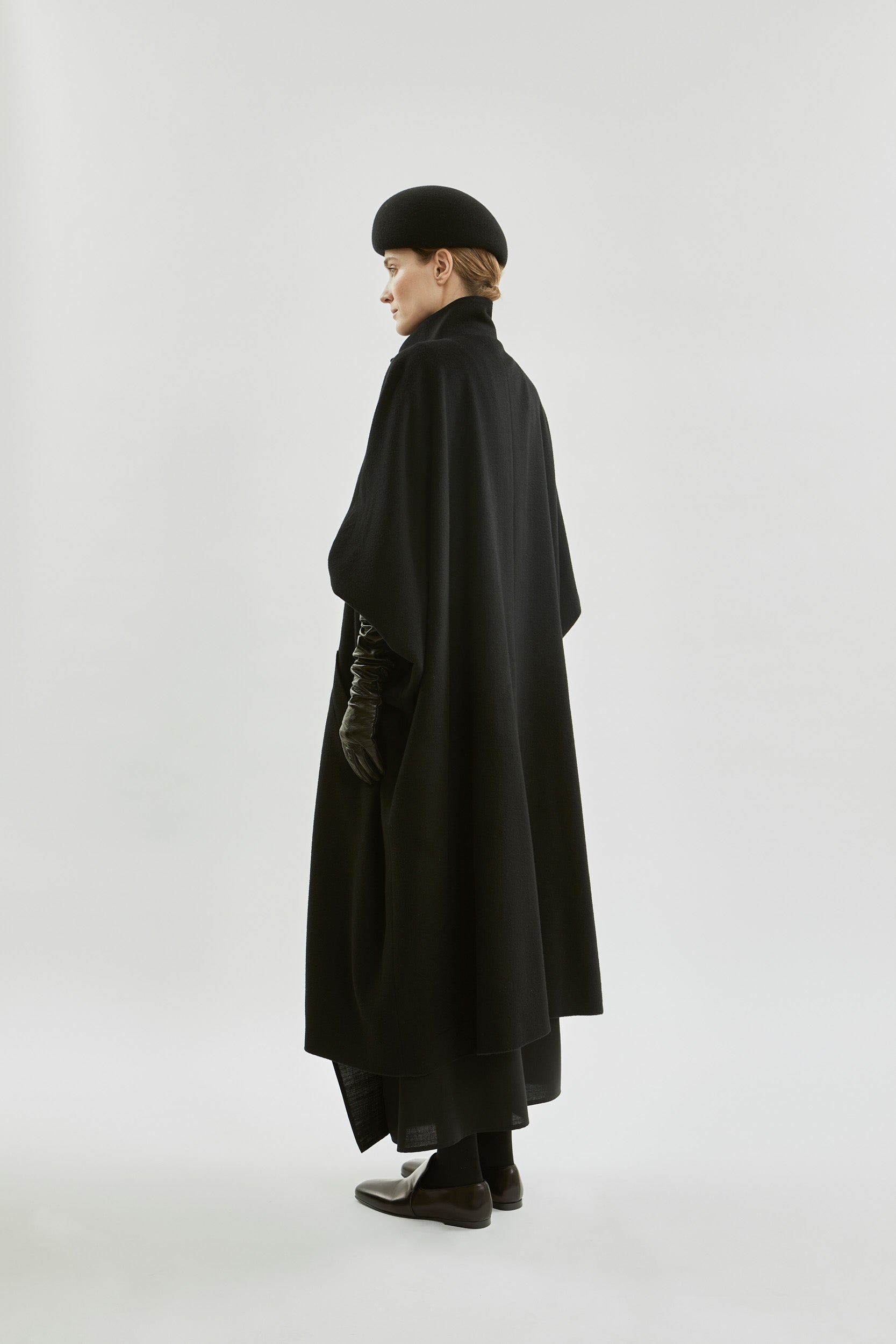 Sahara coat | Black - Cashmere