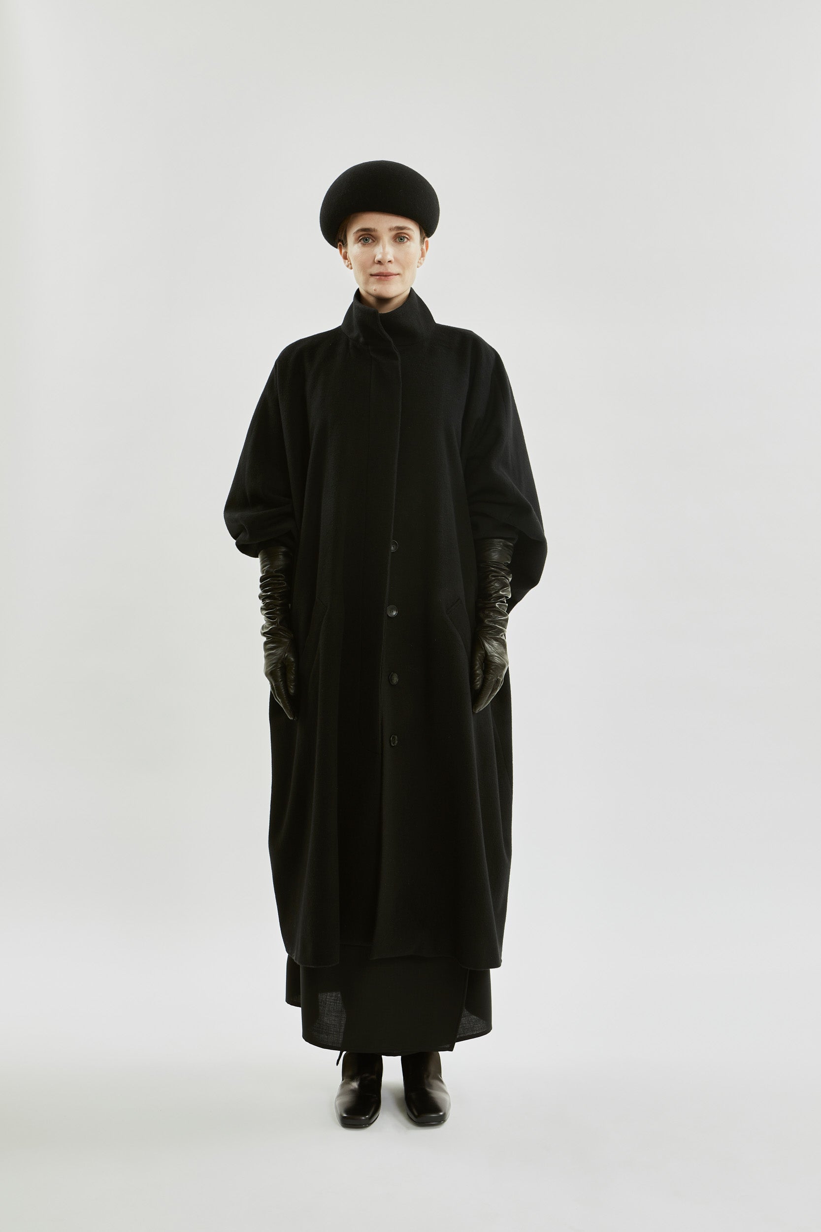 Sahara coat | Black - Cashmere