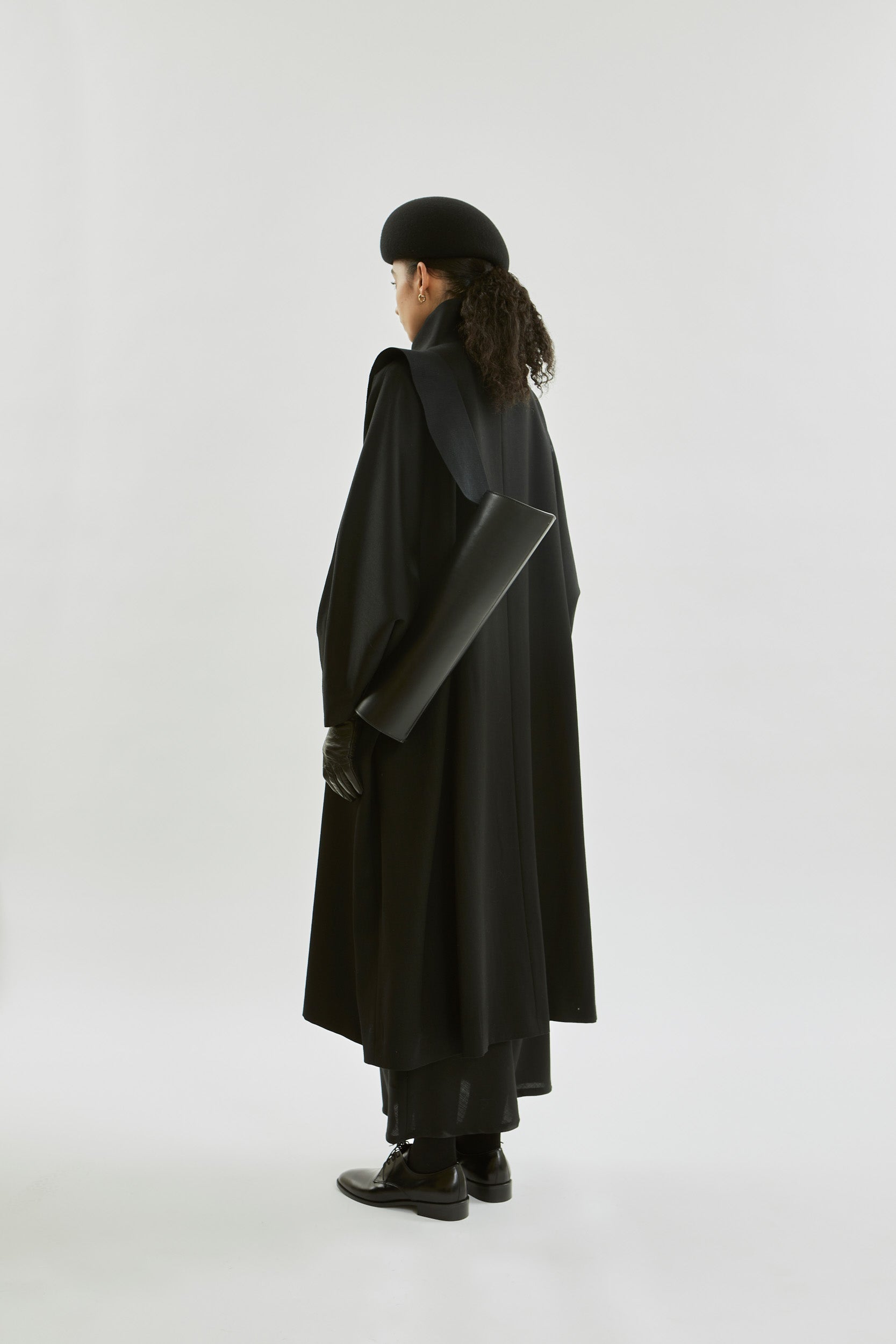 Sahara coat | Black - Virgin wool