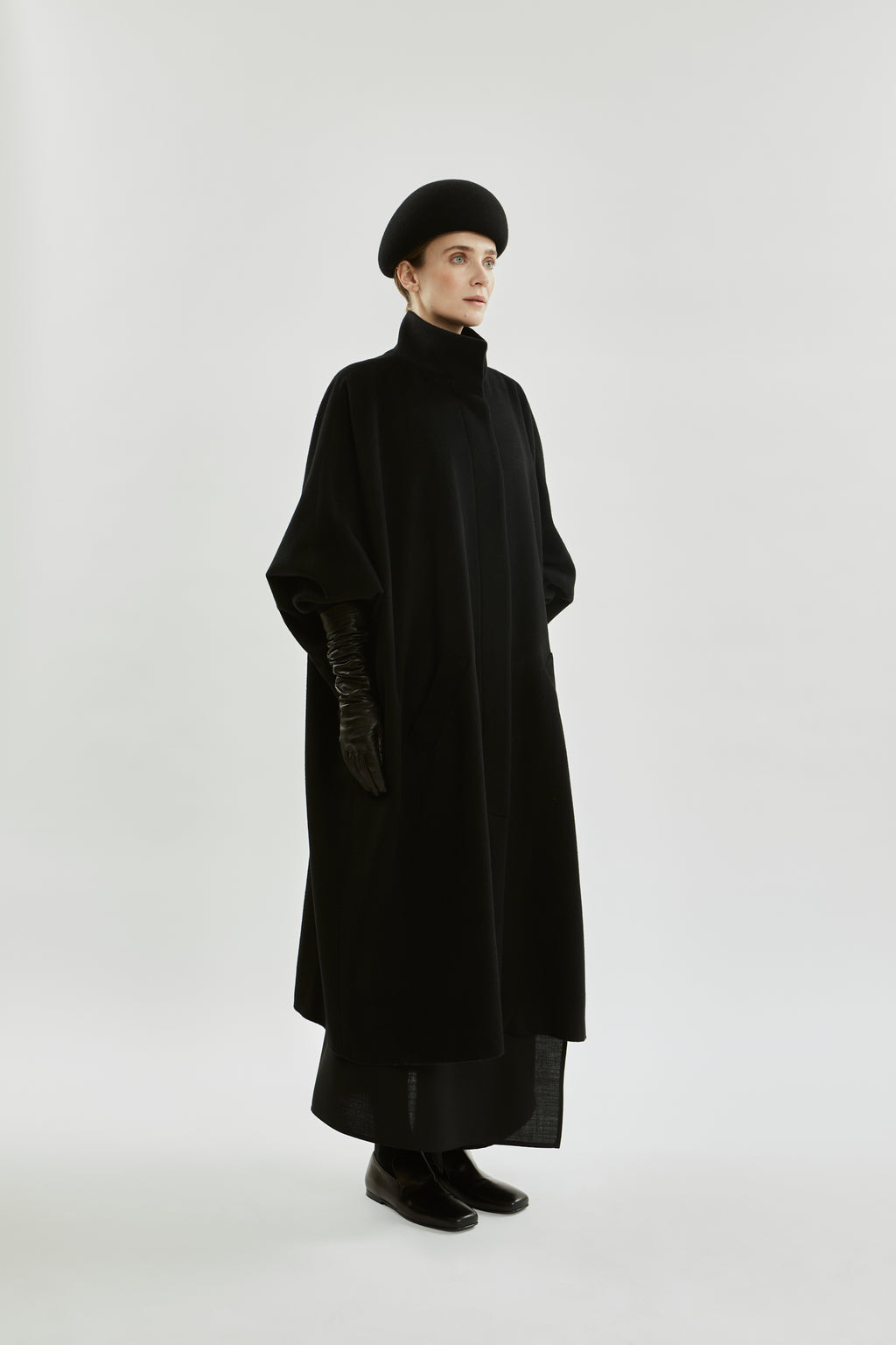 Sahara coat | Black - Cashmere