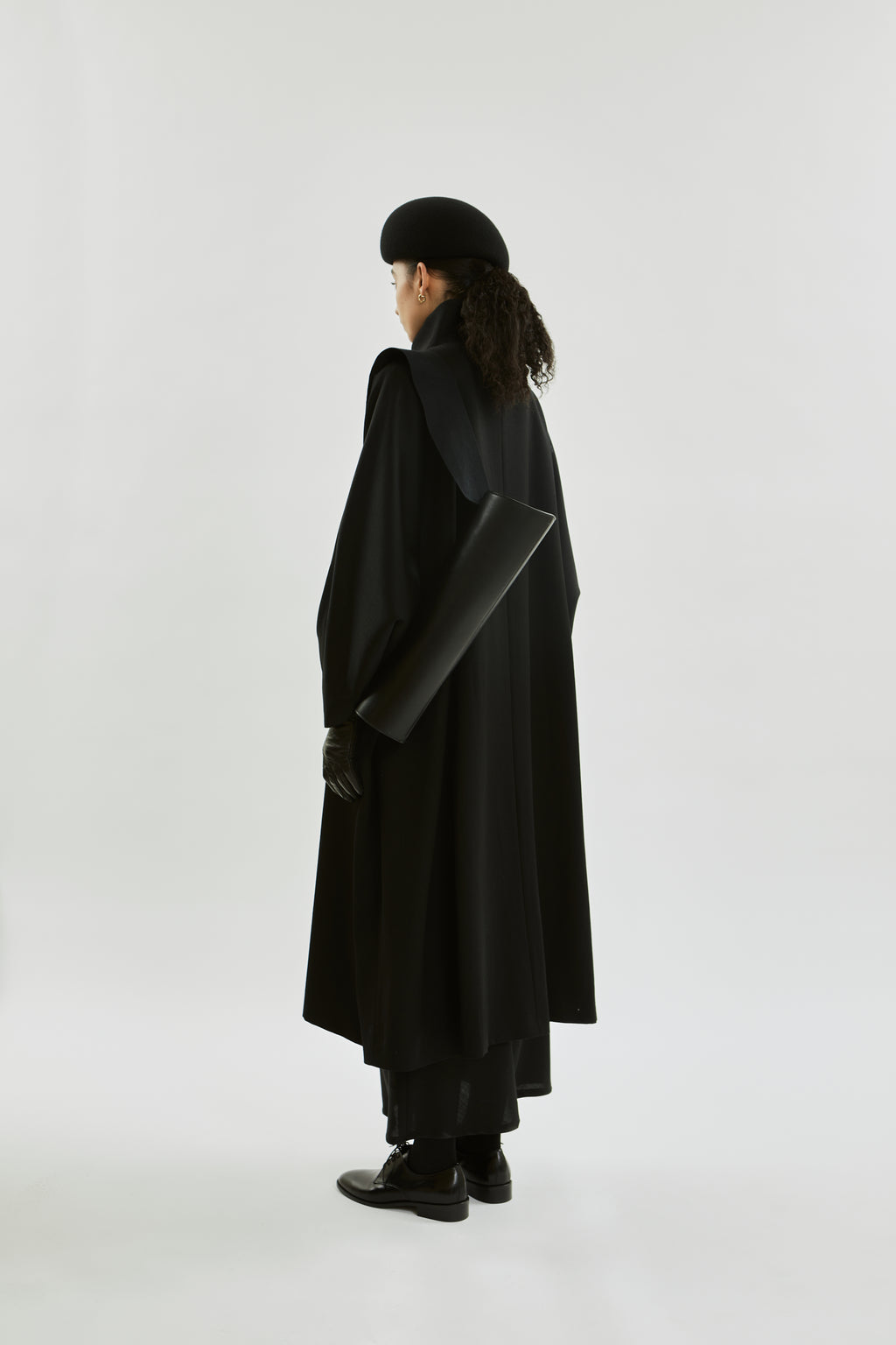 Sahara coat | Black - Virgin wool