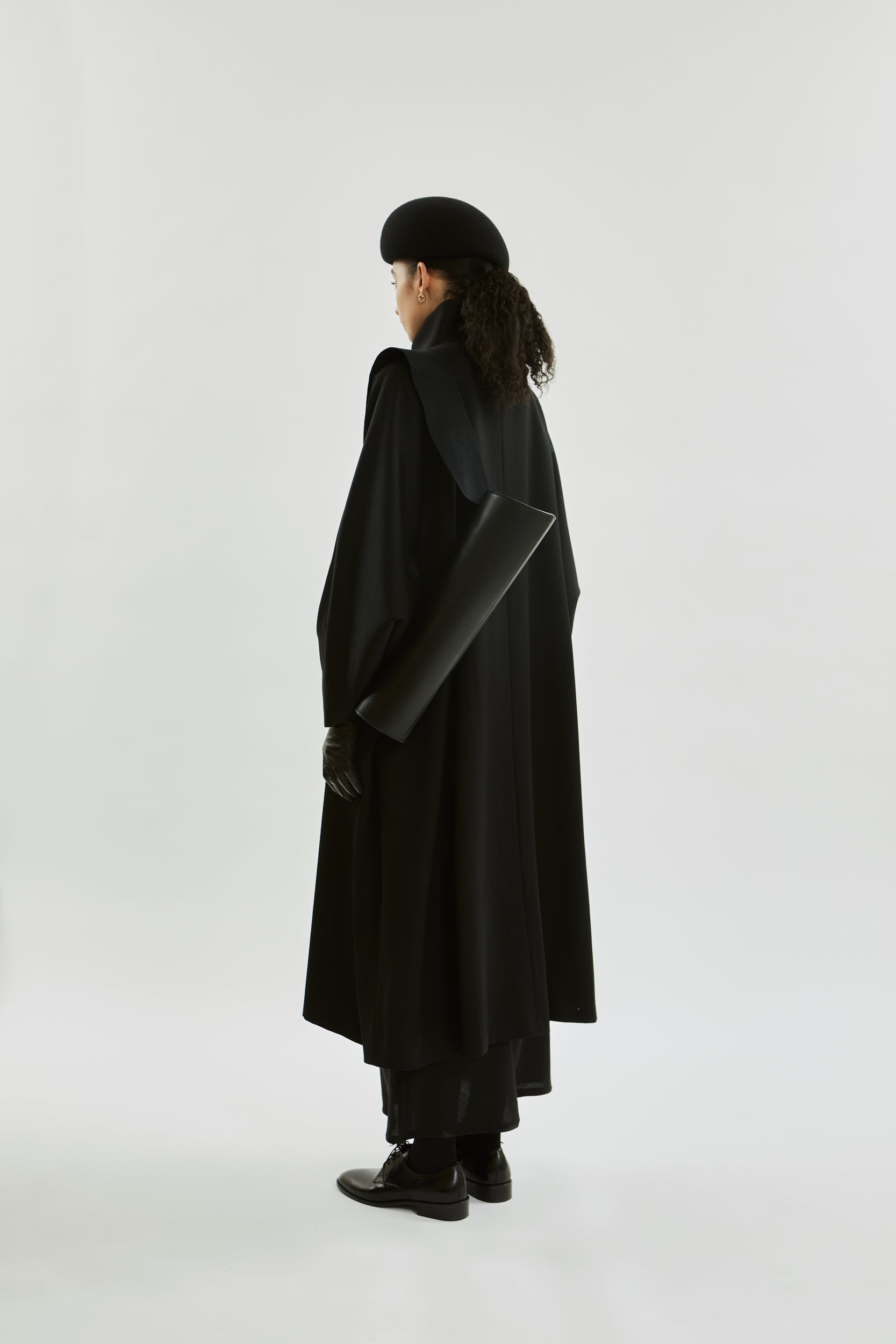 Sahara coat | Black - Virgin wool