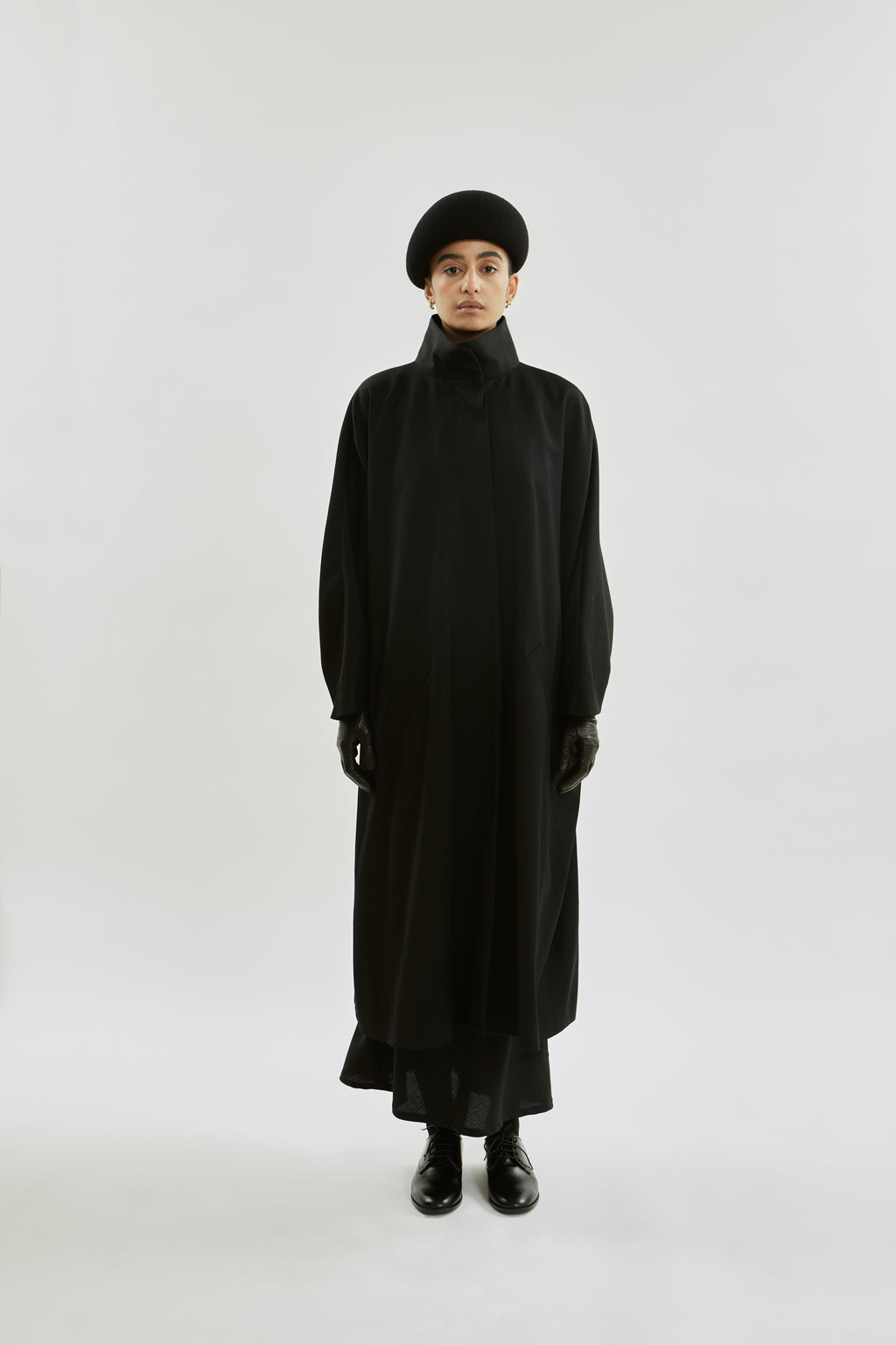 Sahara coat | Black - Virgin wool