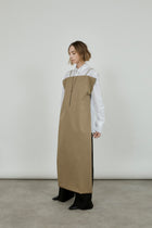 Salina dress | Camel - Deadstock cotton blend