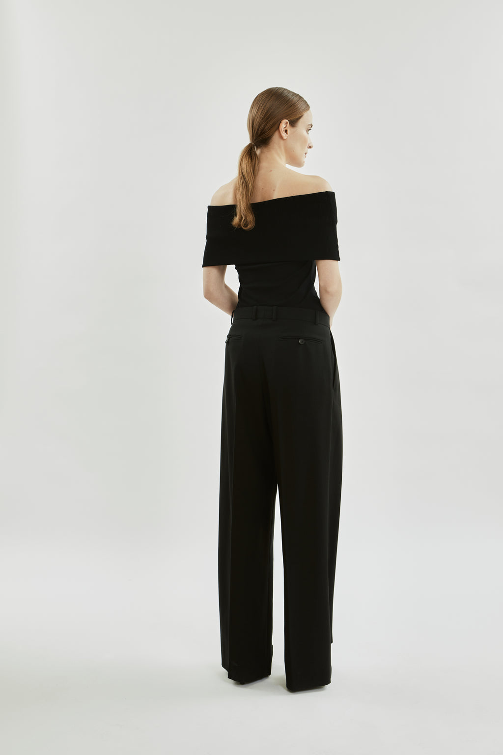 Scarlet top | Black - Cotton