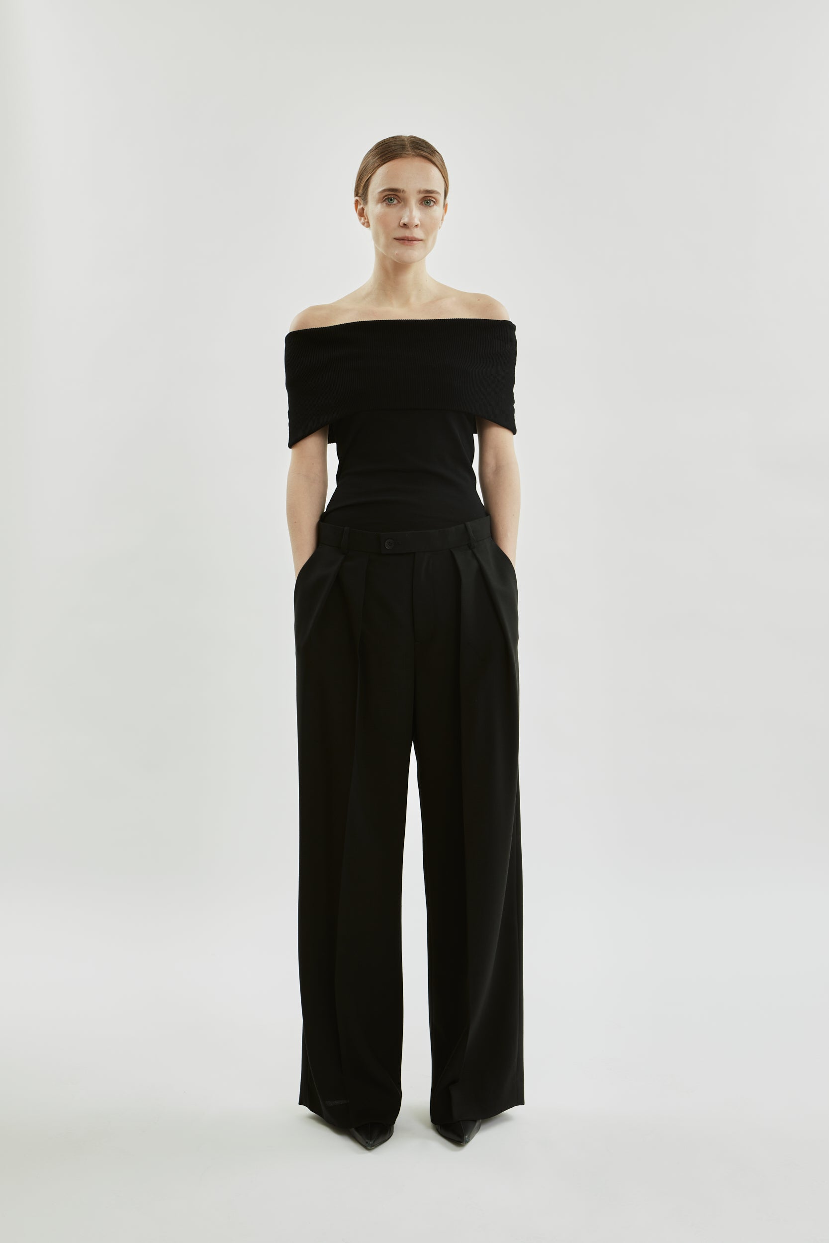 Scarlet top | Black - Cotton